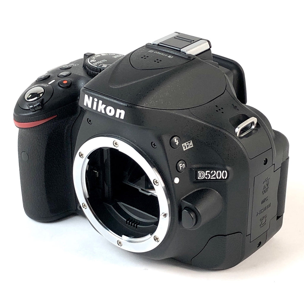 ニコン Nikon D5200 18-55 VR レンズキット ブラック デジタル 一眼レフカメラ 【中古】