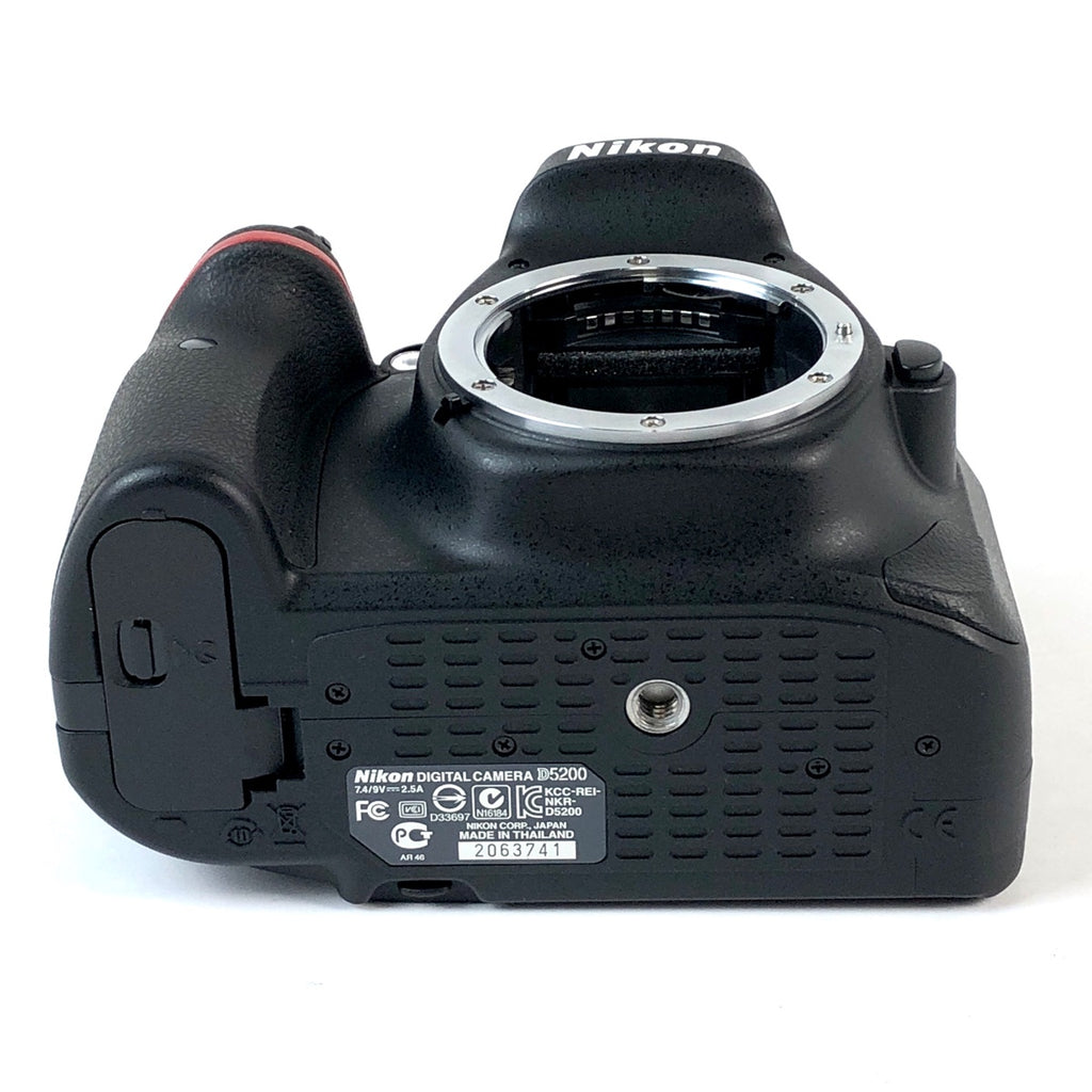 ニコン Nikon D5200 18-55 VR レンズキット ブラック デジタル 一眼レフカメラ 【中古】