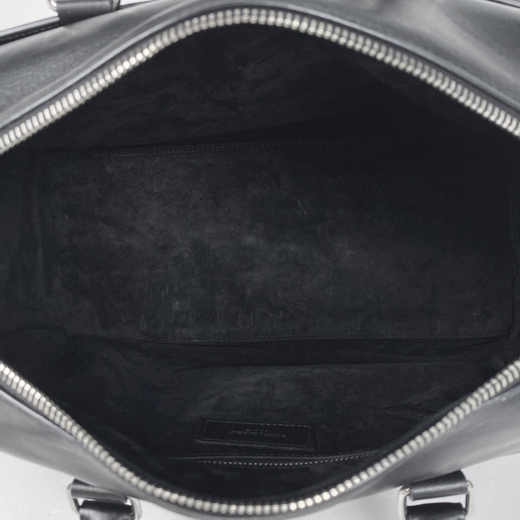 サンローラン ロゴ ハンドバッグ ショルダーバッグ スタッズ ハンドバッグ レザー ブラック レディース 【中古】brbag