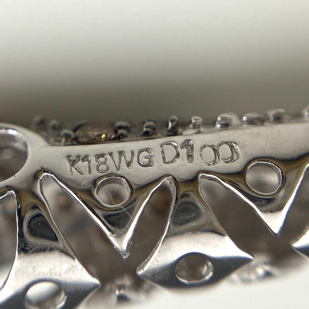 メレダイヤ ペンダントトップ WG ホワイトゴールド ペンダントトップ K18 WG ダイヤモンド レディース 【中古】nbjwl