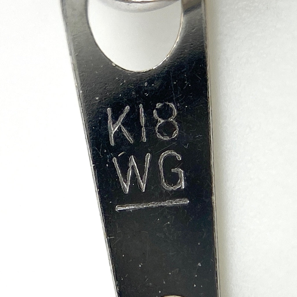 【最終値引き】 レディース ネックレス ダイヤモンド ホワイトゴールド ペンダント K18 中古 nbjwl