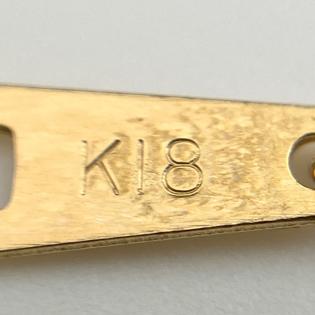 【在庫一掃】 スリーカラー デザインネックレス YG イエローゴールド プラチナ ペンダント メレダイヤ ネックレス K18 Pt900 ダイヤモンド レディース 【中古】 nbjwl