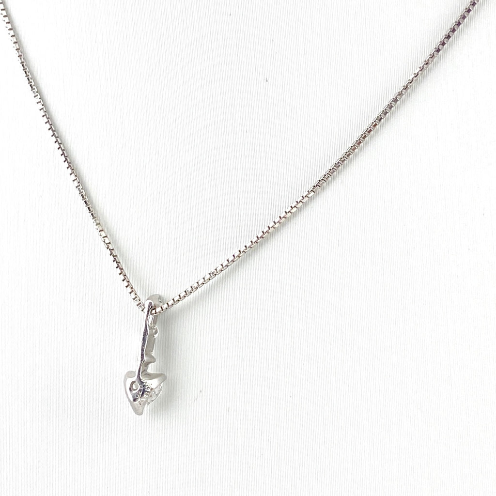 メレダイヤ デザインネックレス WG ホワイトゴールド ペンダント ネックレス K18 WG ダイヤモンド レディース 【中古】nbjwl