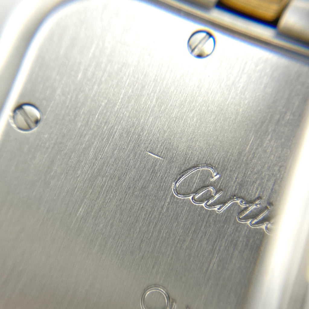 カルティエ パンテール SM 2ロウ W25027B6 腕時計 SS YG クォーツ アイボリー ボーイズ 【中古】 
 ラッピング可