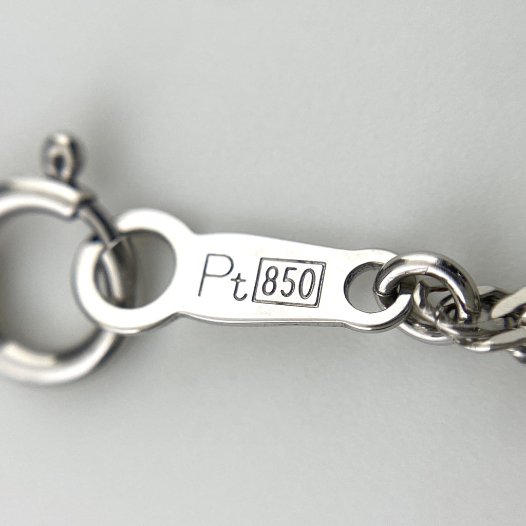 ダイヤモンド デザインネックレス プラチナ ペンダント メレダイヤ ネックレス Pt900 Pt850 ダイヤモンド レディース 【中古】nbjwl