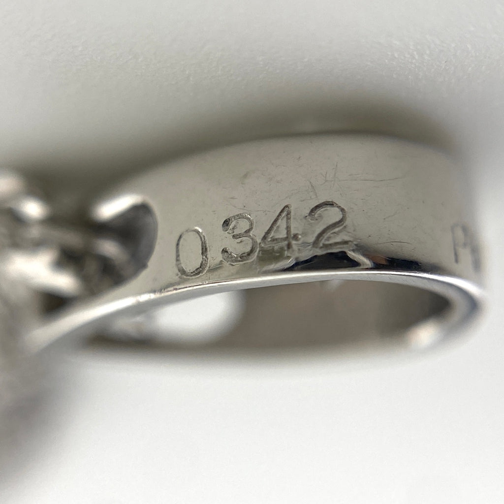 ダイヤモンド デザインネックレス プラチナ ペンダント メレダイヤ ネックレス Pt900 Pt850 ダイヤモンド レディース 【中古】nbjwl