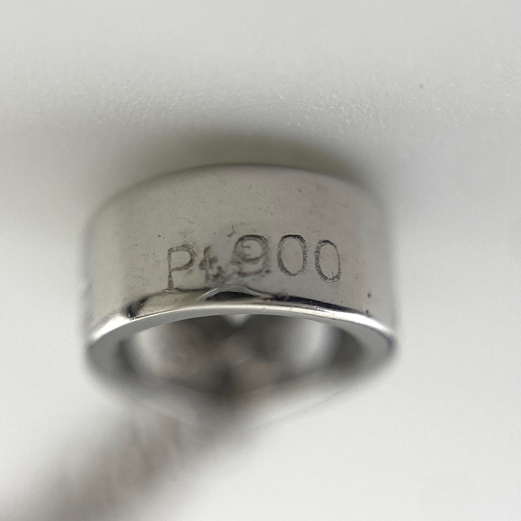 ダイヤモンド デザインネックレス プラチナ ペンダント メレダイヤ ネックレス Pt900 Pt850 ダイヤモンド レディース 【中古】nbjwl