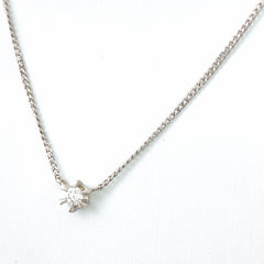 メレダイヤ デザインネックレス プラチナ ペンダント ネックレス Pt900 Pt850 ダイヤモンド レディース 【中古】nbjwl