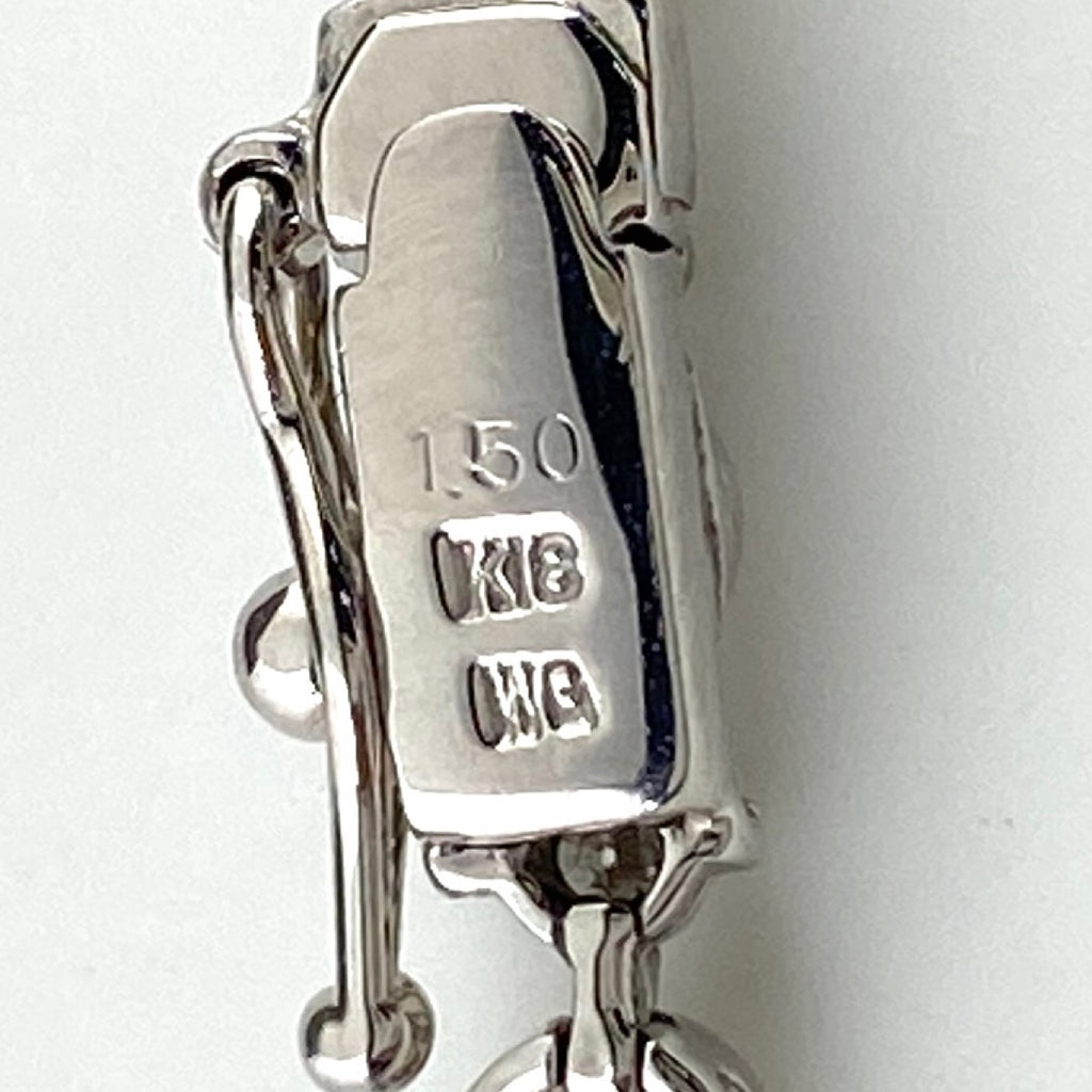 メレダイヤ ブレスレット WG ホワイトゴールド 腕輪 ブレスレット K18 WG ダイヤモンド レディース 【中古】nbjwl