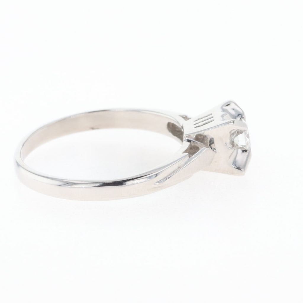 PT850 ダイヤモンド リング プラチナ 6.5号 0.11CT レディース 中古 nbjwl