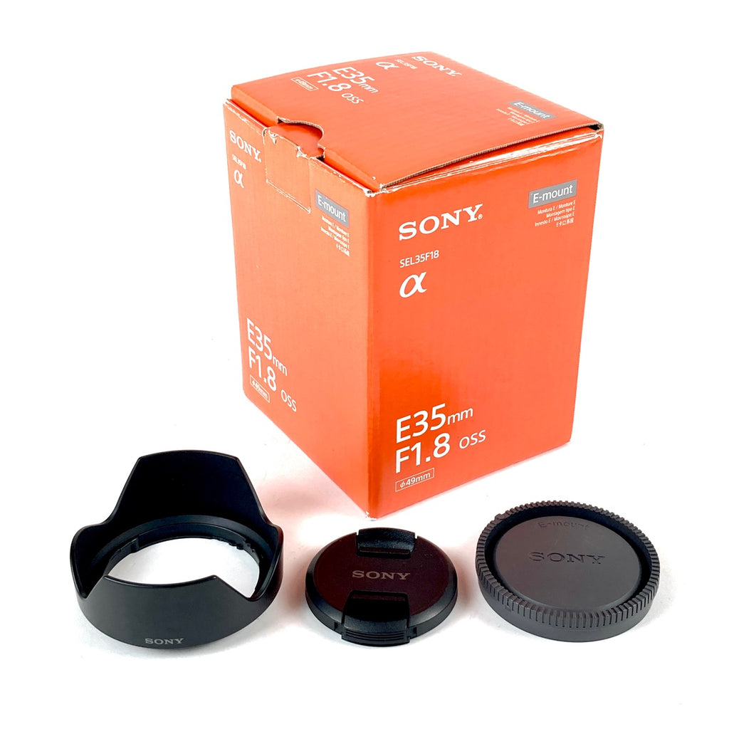 ソニー SONY E 35mm F1.8 OSS SEL35F18 一眼カメラ用レンズ（オートフォーカス） 【中古】