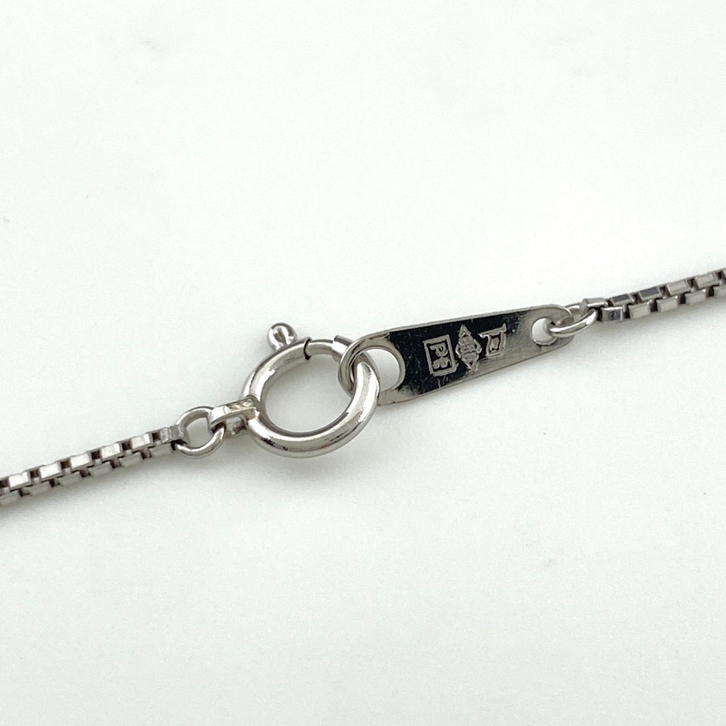 ダイヤモンド デザインネックレス プラチナ ペンダント メレダイヤ ネックレス Pt900 Pt850 ダイヤモンド レディース 【中古】nbjwl