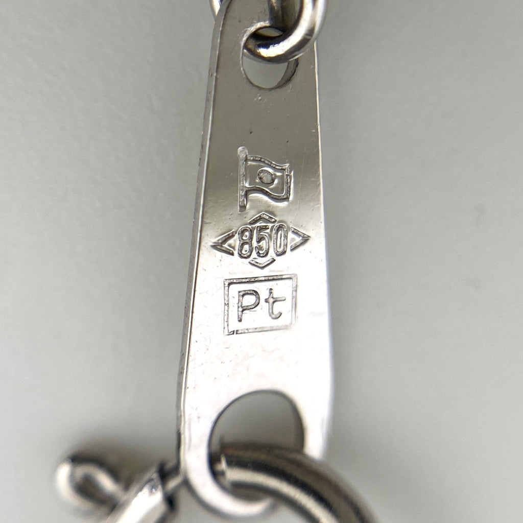 ダイヤモンド デザインネックレス プラチナ ペンダント メレダイヤ ネックレス Pt900 Pt850 ダイヤモンド レディース 【中古】nbjwl