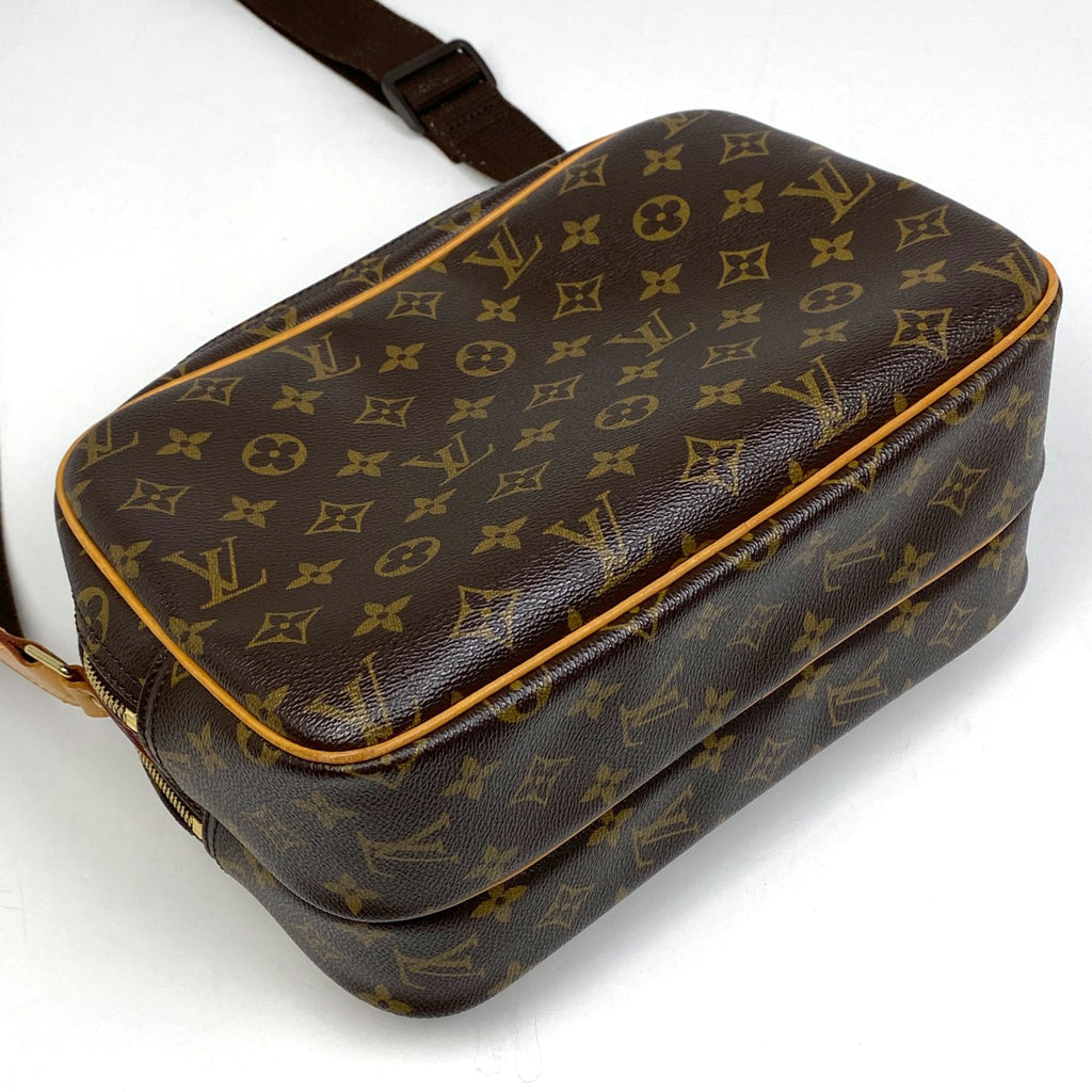 ルイ・ヴィトン リポーター PM 斜め掛け ショルダーバッグ モノグラム ブラウン M45254 レディース 【中古】brbag