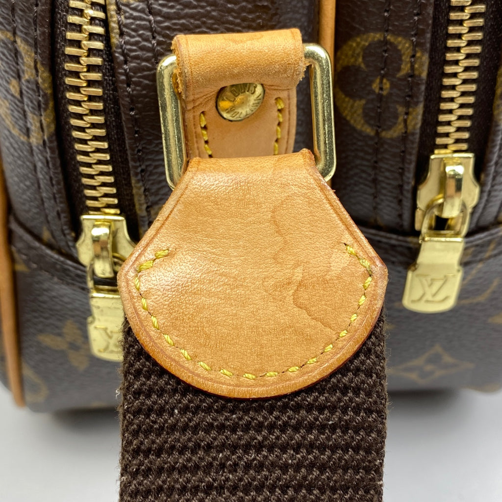 ルイ・ヴィトン リポーター PM 斜め掛け ショルダーバッグ モノグラム ブラウン M45254 レディース 【中古】brbag