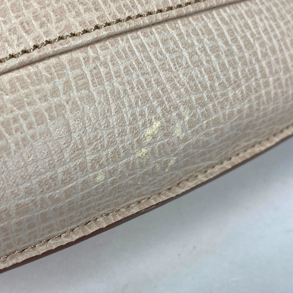 ロエベ ロゴ ハンドバッグ ミニバッグ ハンドバッグ レザー アイボリー レディース 【中古】brbag