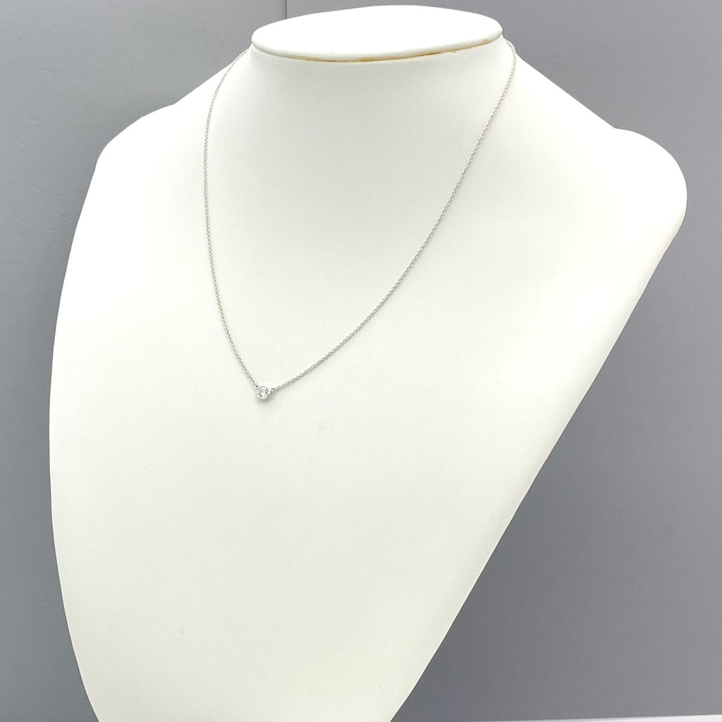 【最終値引き】 ティファニー ダイヤモンド デザインネックレス プラチナ ペンダント ネックレス Pt950 ダイヤモンド レディース 【中古】brjwl