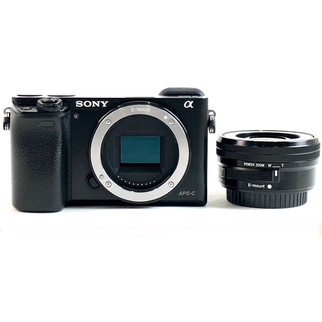 【在庫一掃】 ソニー SONY α6000 パワーズームレンズキット ILCE-6000L B ブラック デジタル ミラーレス 一眼カメラ 【中古】cambb