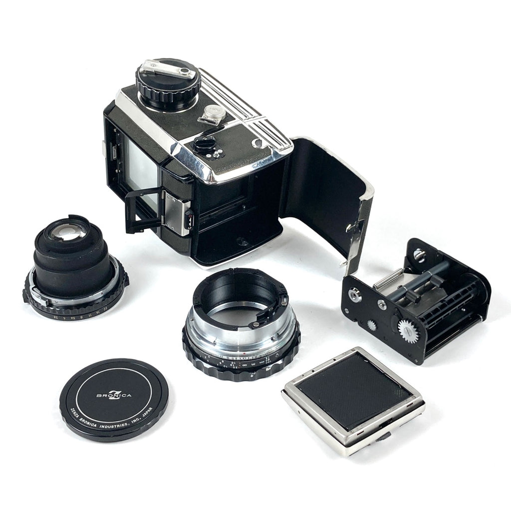 ゼンザブロニカ Zenza Bronica S2 前期 + NIKKOR-P 75mm F2.8 中判カメラ 【中古】cambb