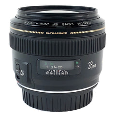 キヤノン Canon EF 28mm F1.8 USM 一眼カメラ用レンズ（オートフォーカス） 【中古】