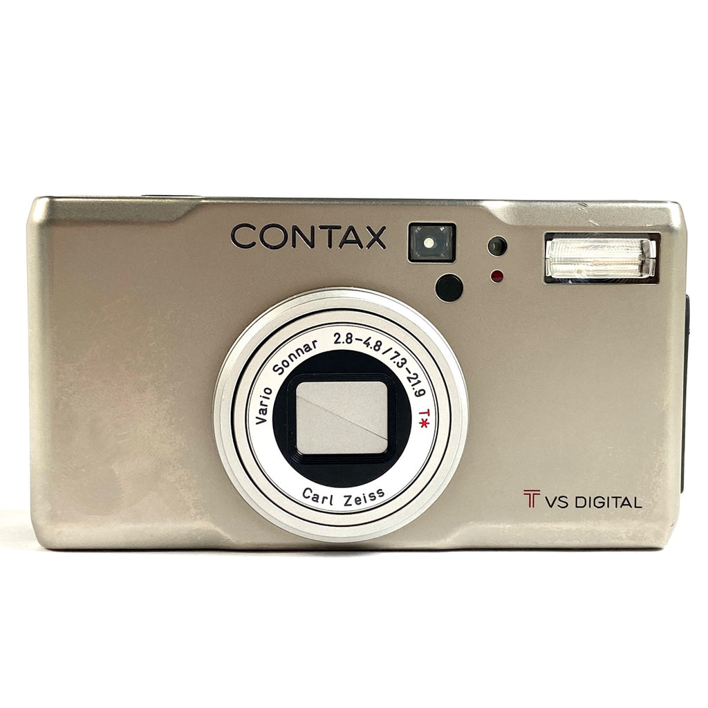 コンタックス CONTAX TVS DIGITAL シルバー ［ジャンク品］ コンパクトデジタルカメラ 【中古】