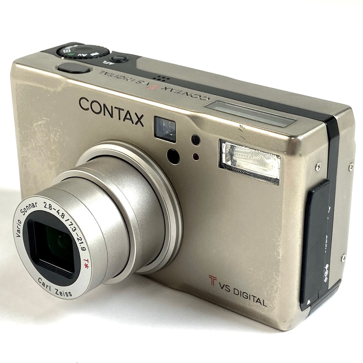 コンタックス CONTAX TVS DIGITAL シルバー ［ジャンク品］ コンパクトデジタルカメラ 【中古】