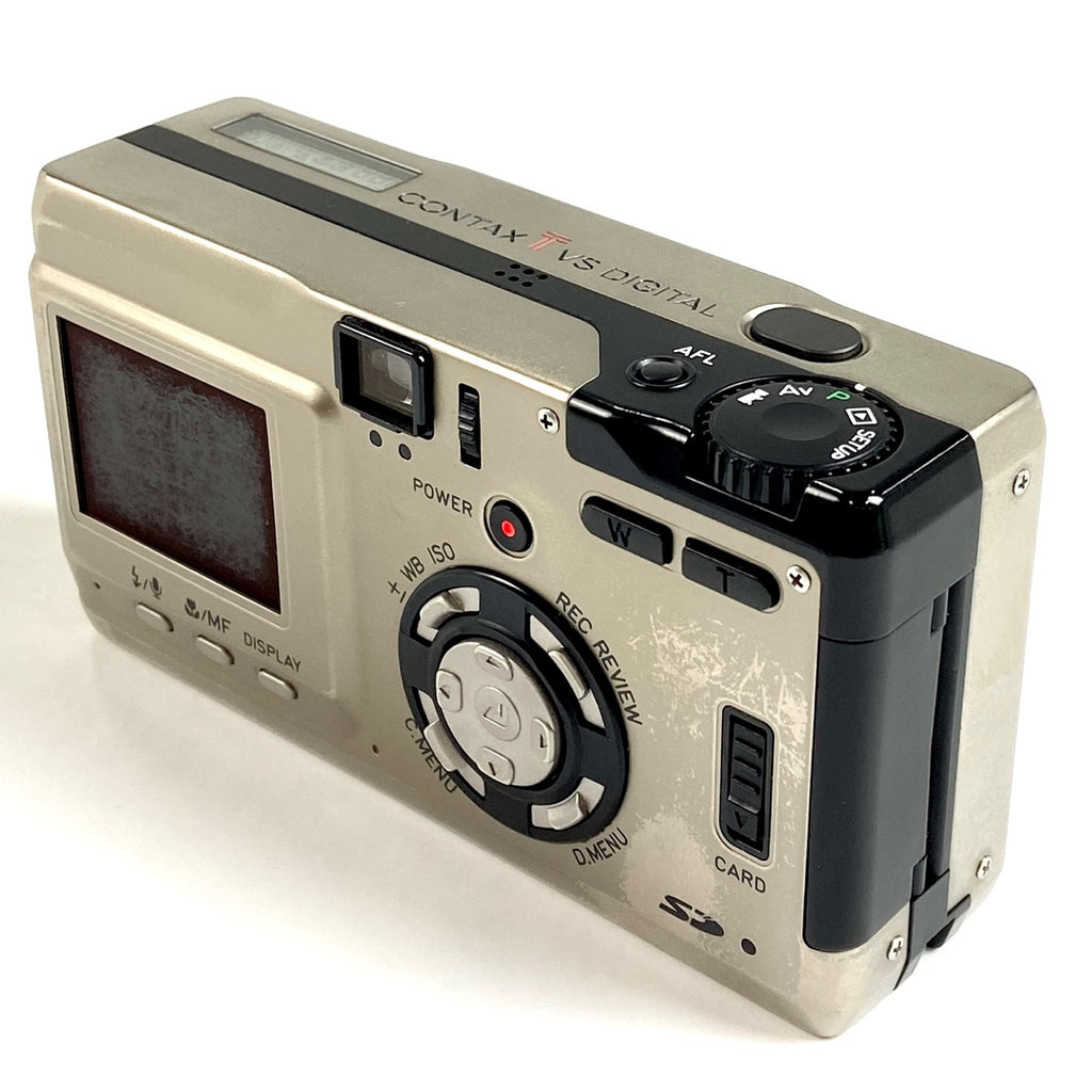 コンタックス CONTAX TVS DIGITAL シルバー ［ジャンク品］ コンパクトデジタルカメラ 【中古】