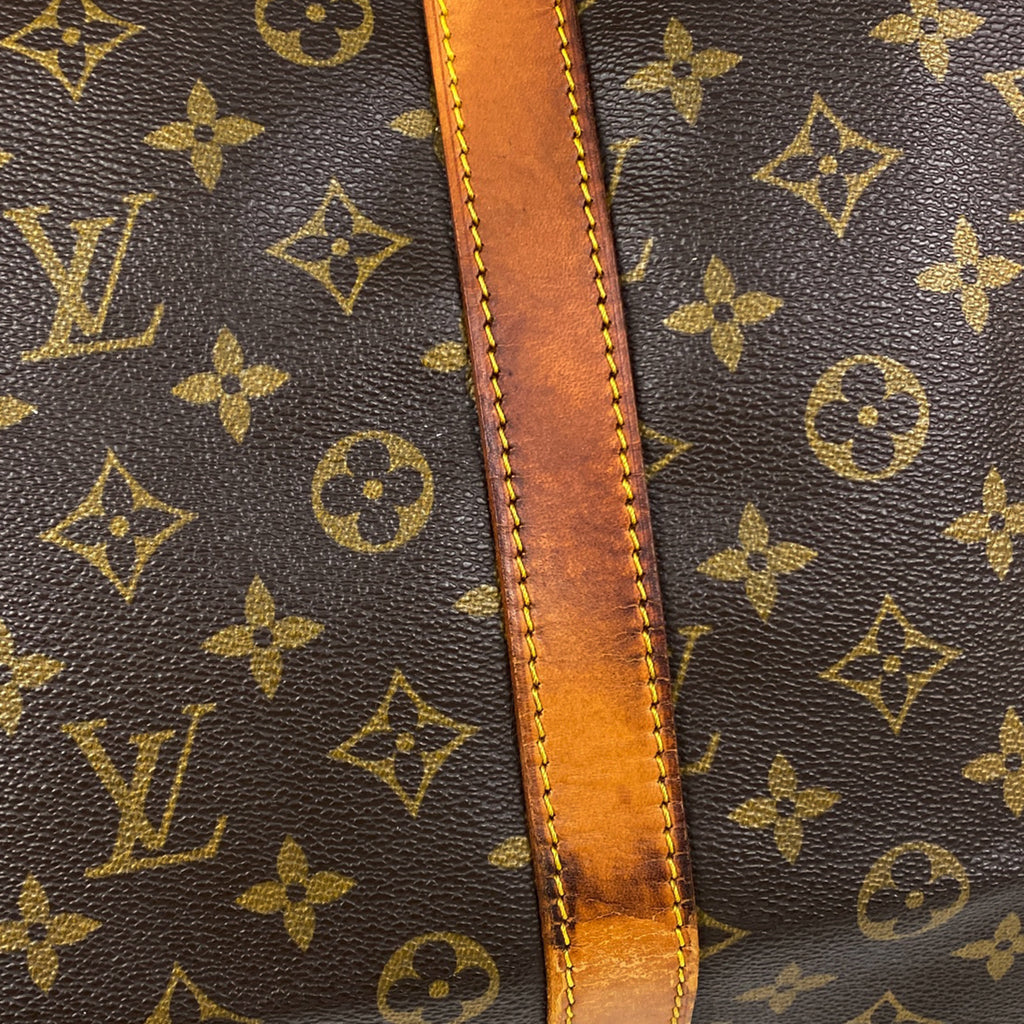【最終値引き】 ルイ・ヴィトン キーポル 55 ハンドバッグ 旅行 出張 ビジネス ボストンバッグ モノグラム ブラウン M41424 レディース 【中古】 brbag