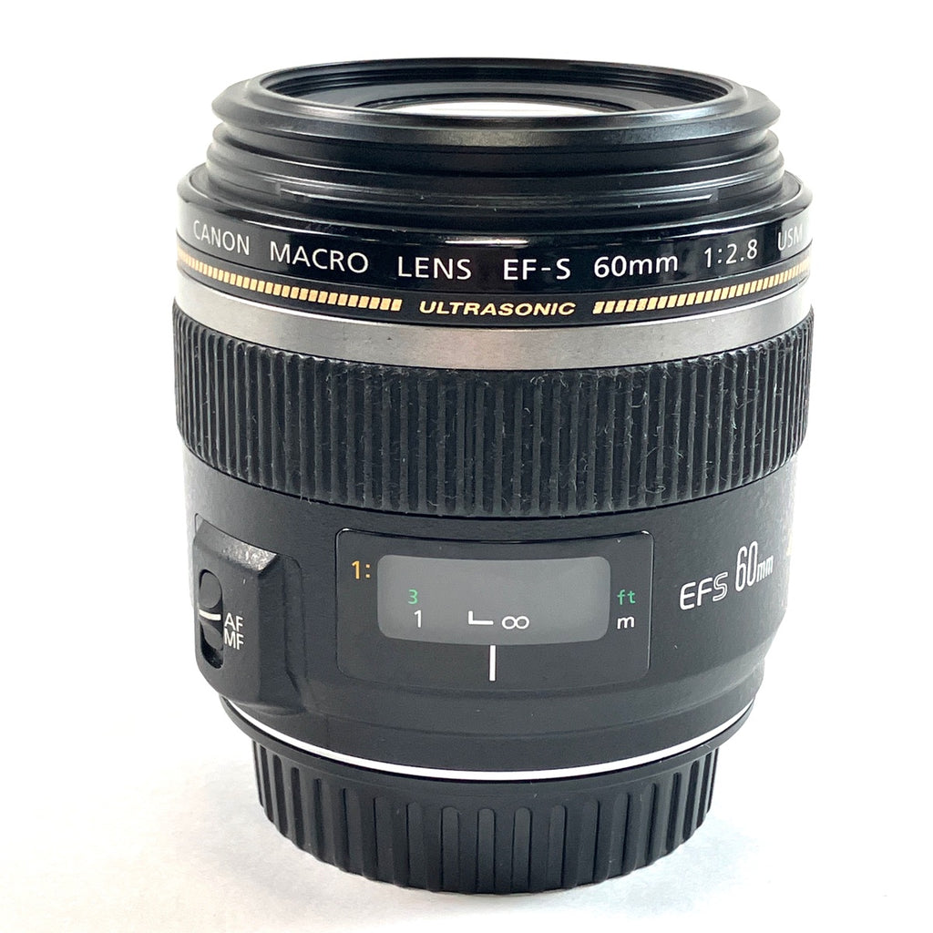 【在庫一掃】 キヤノン Canon EF-S 60mm F2.8 MACRO USM 一眼カメラ用レンズ（オートフォーカス） 【中古】