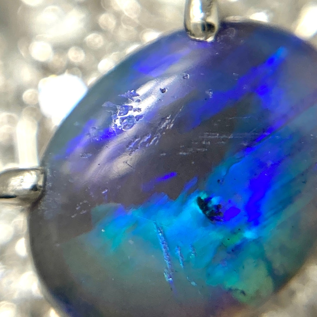 メンズ 指輪 ブラックオパール プラチナ リング 22号 ダイヤモンド 中古 nbjwl