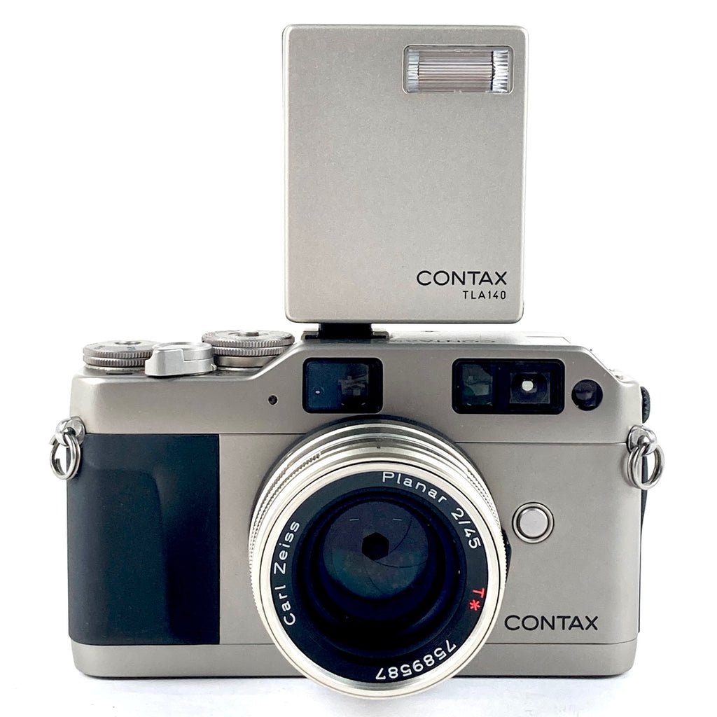 コンタックス CONTAX G1 + Planar T* 45mm F2 プラナー Gマウント ＋ TLA140 フィルム レンジファインダーカメラ 【中古】