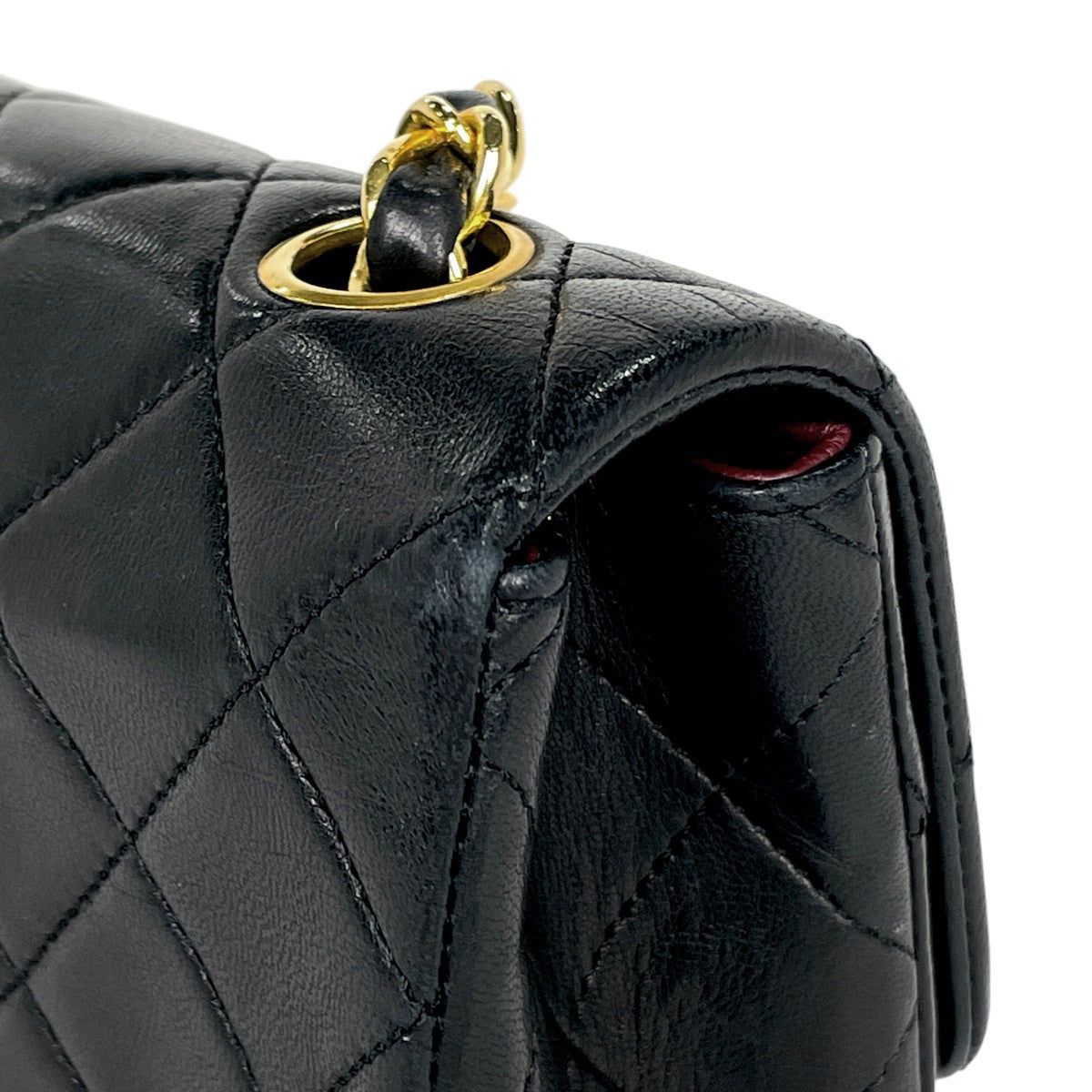 シャネル レザー マトラッセ ココマーク ショルダーバッグ CHANEL - シャネル マトラッセ ココマーク チェーン