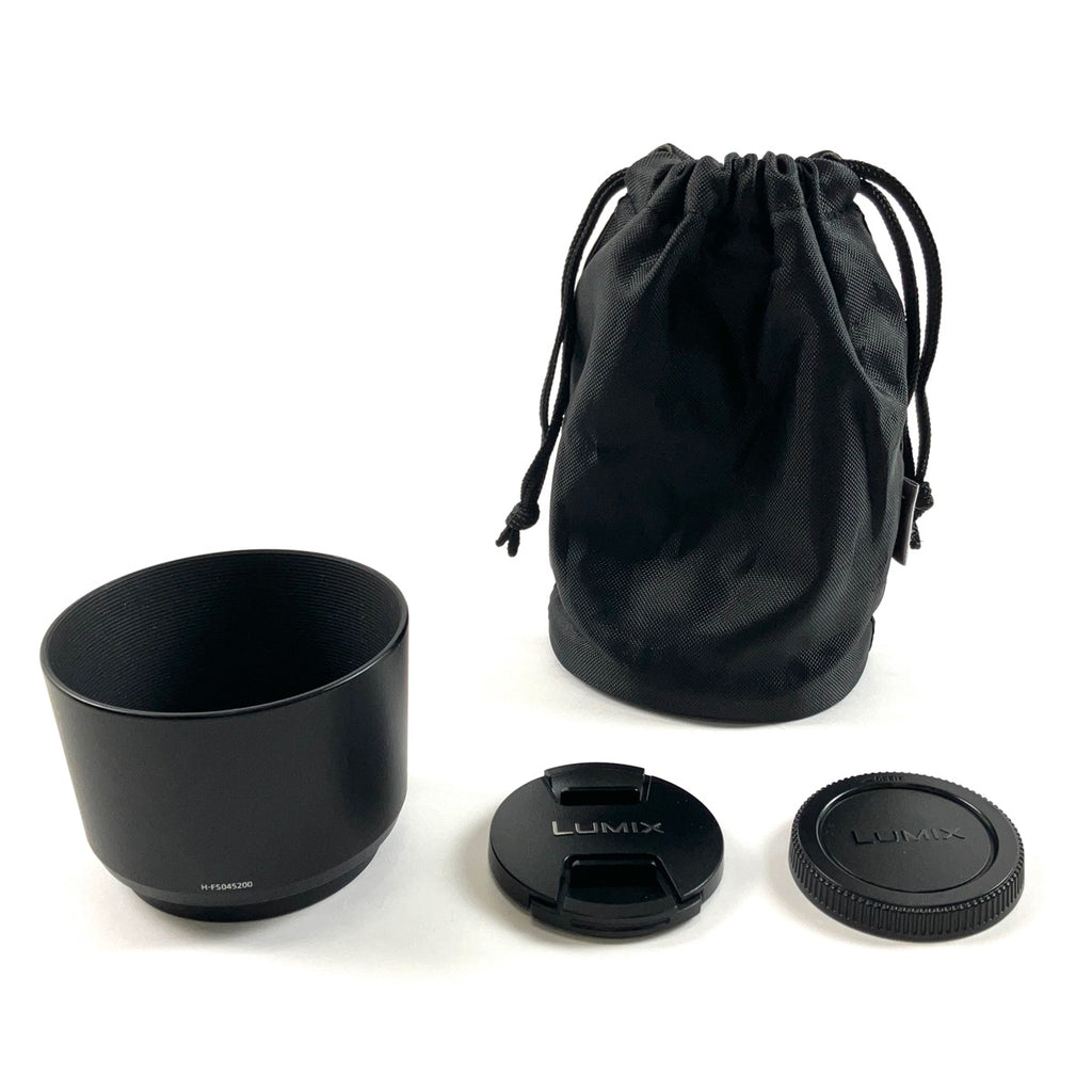 パナソニック Panasonic LUMIX G VARIO 45-200mm F4.0-5.6 II POWER O.I.S. 一眼カメラ用レンズ（オートフォーカス） 【中古】