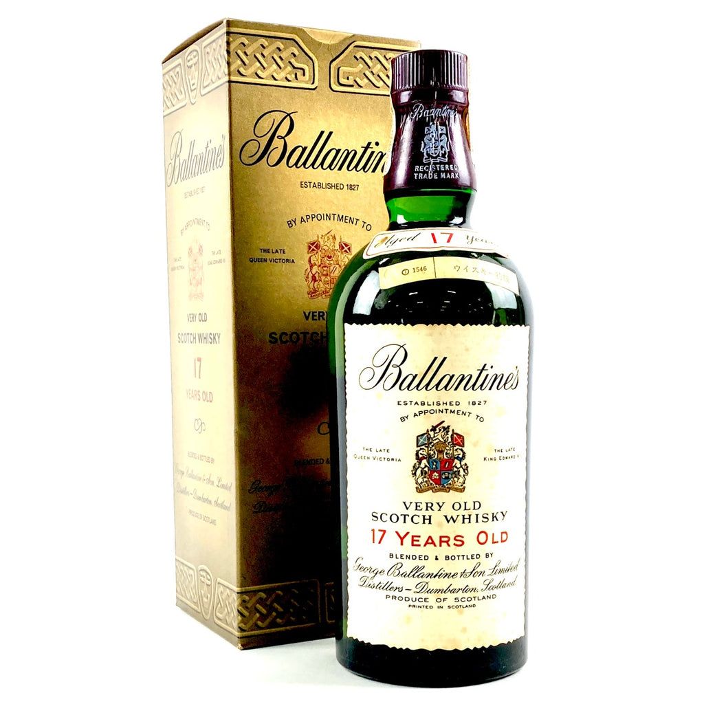 バランタイン Ballantines 17年 旧ボトル 赤青旗 760ml スコッチウイスキー ブレンデッド 【古酒】