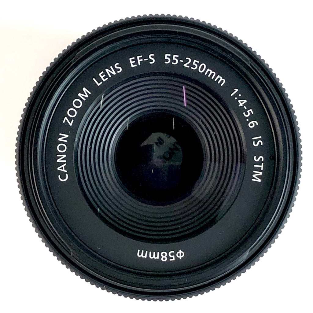 キヤノン Canon EF-S 55-250mm F4-5.6 IS STM 一眼カメラ用レンズ（オートフォーカス） 【中古】