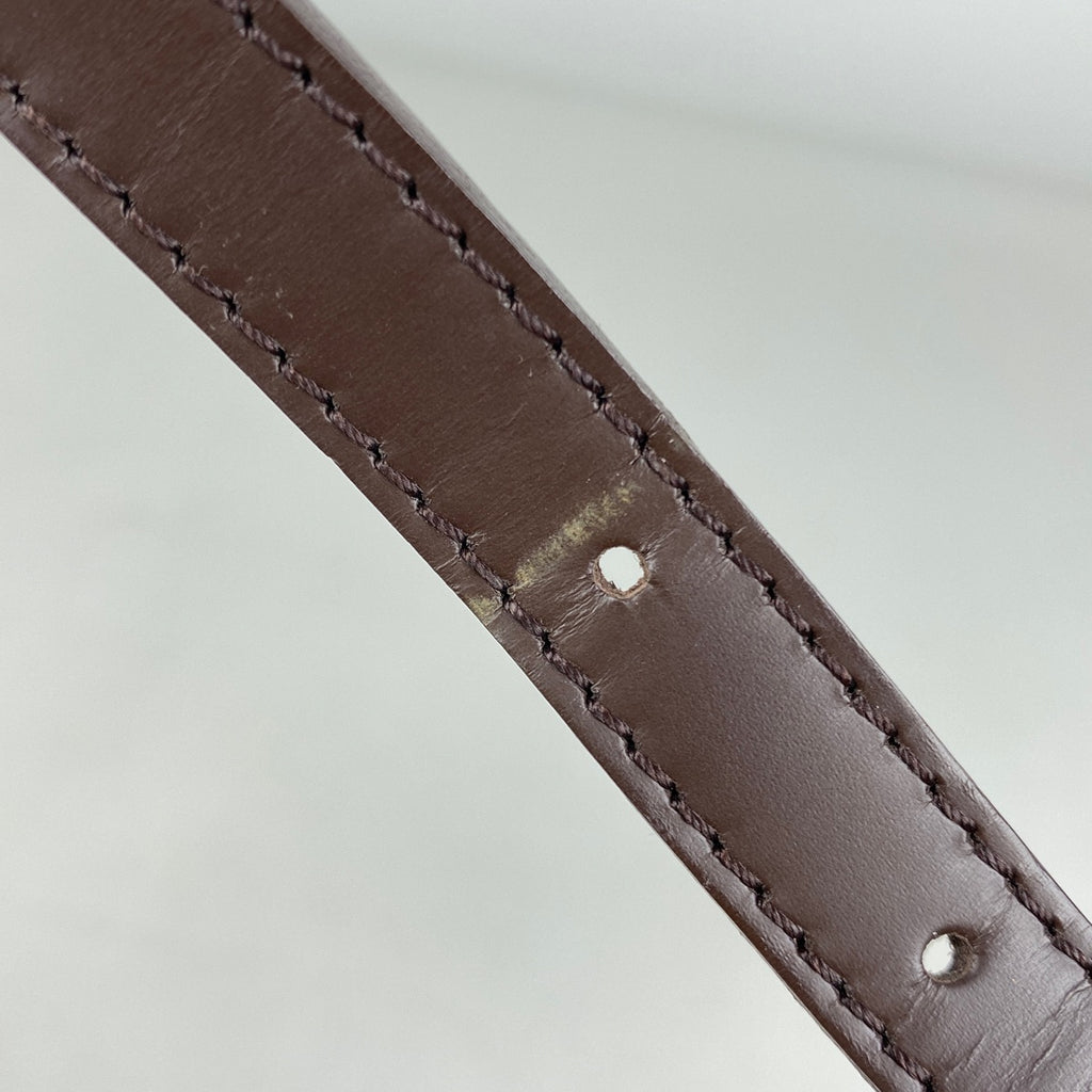 ルイ・ヴィトン ミュゼット タンゴ ショート 肩掛け ショルダーバッグ ダミエ ブラウン N51255 レディース 【中古】