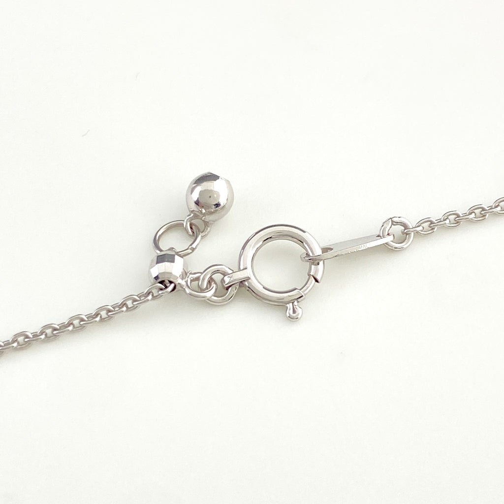 フラワーモチーフ デザインネックレス WG ホワイトゴールド ペンダント 花 ネックレス K18 WG ダイヤモンド レディース 【中古】nbjwl