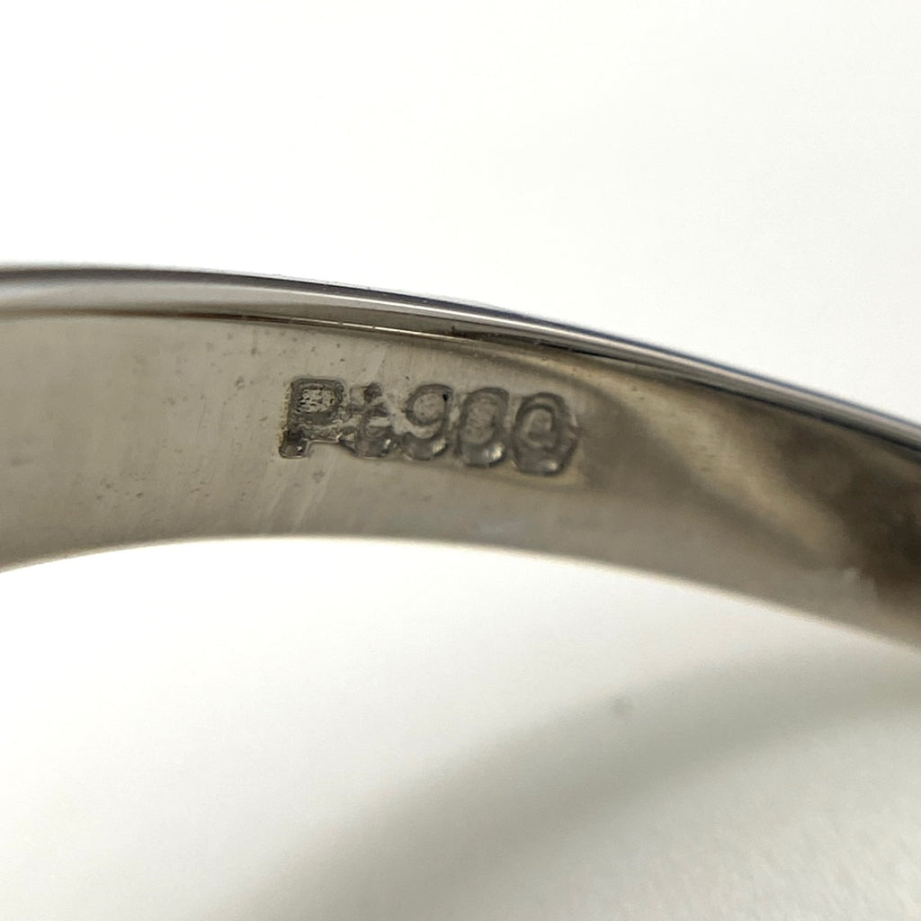 メレダイヤ デザインリング プラチナ 指輪 リング 11号 Pt900 ダイヤモンド レディース 【中古】nbjwl