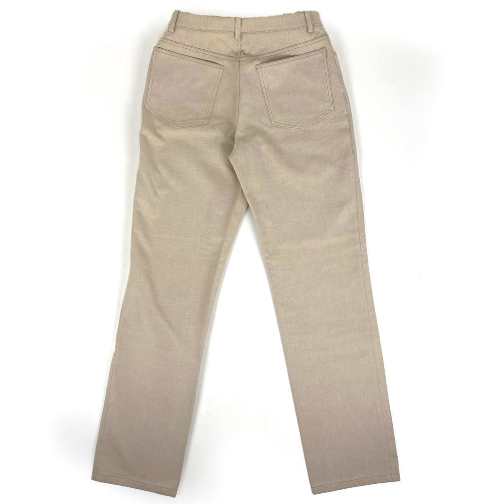 エルメス セリエボタン チノパンツ スラックス マルジェラ期 ボトムス チノパンツ 綿 ベージュ レディース 【中古】 brapp