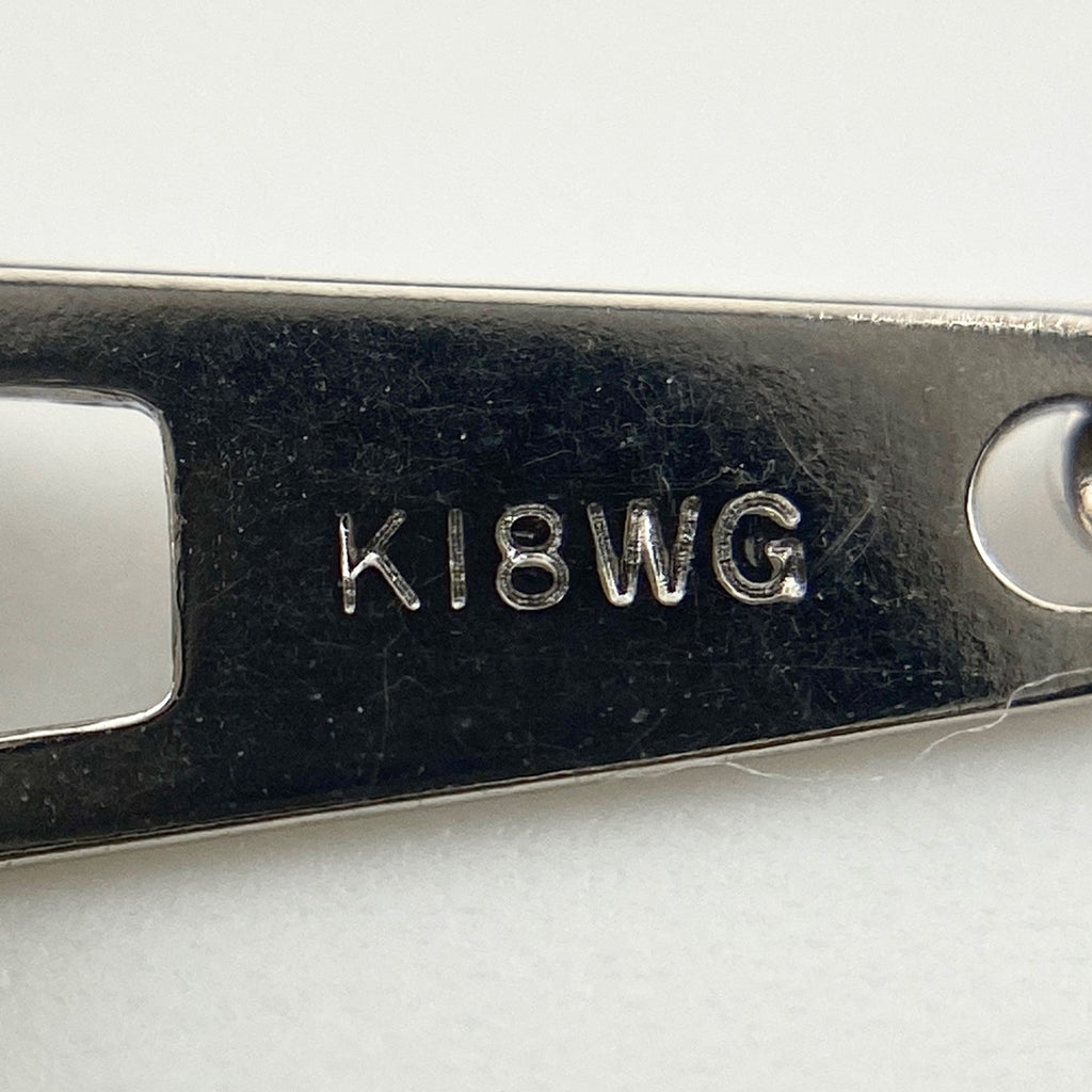 【在庫一掃】 メレダイヤ デザインネックレス WG ホワイトゴールド ペンダント ネックレス K18 WG ダイヤモンド レディース 【中古】nbjwl
