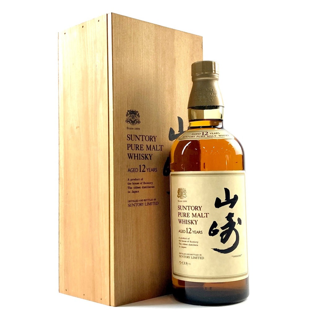 【東京都内限定お届け】サントリー SUNTORY 山崎 12年 ピュアモルト 向獅子 750ml 国産ウイスキー 【古酒】