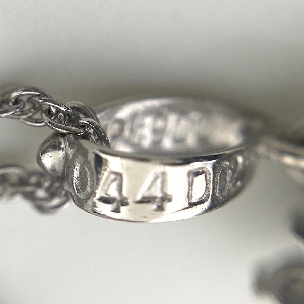 エメラルド デザインネックレス プラチナ ペンダント メレダイヤ ダイヤモンド ネックレス Pt900 Pt850 エメラルド レディース 【中古】nbjwl