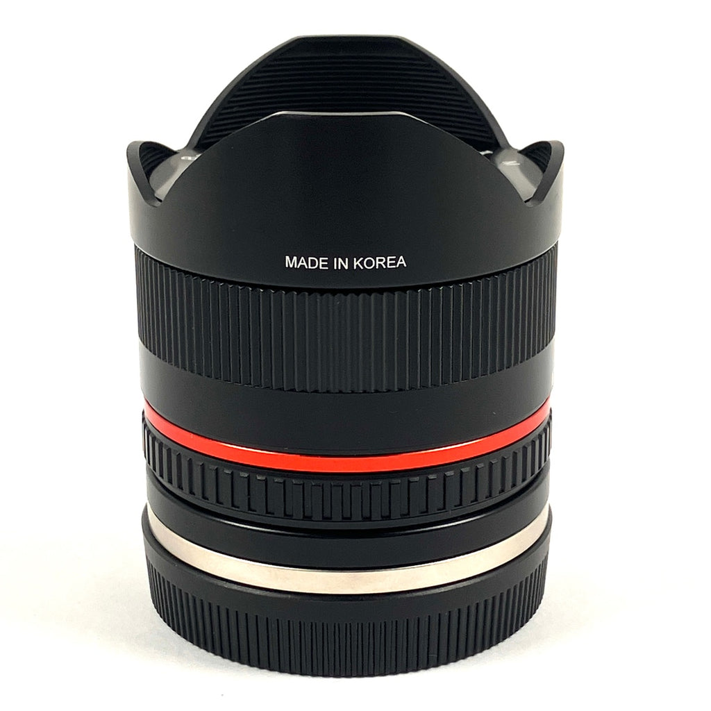 サムヤン SAMYANG 8mm F2.8 UMC Fish-eye II (EF-Mマウント）ブラック 一眼カメラ用レンズ（マニュアルフォーカス） 【中古】