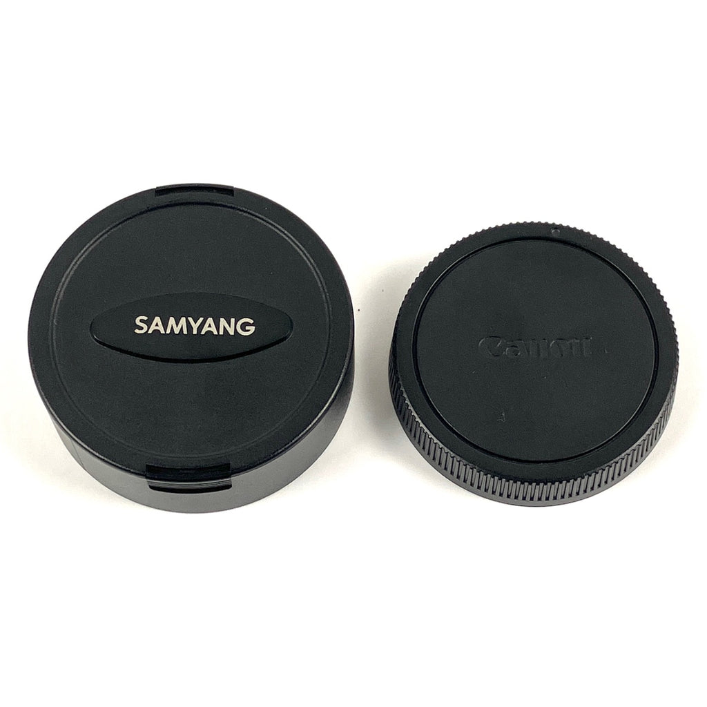 サムヤン SAMYANG 8mm F2.8 UMC Fish-eye II (EF-Mマウント）ブラック 一眼カメラ用レンズ（マニュアルフォーカス） 【中古】