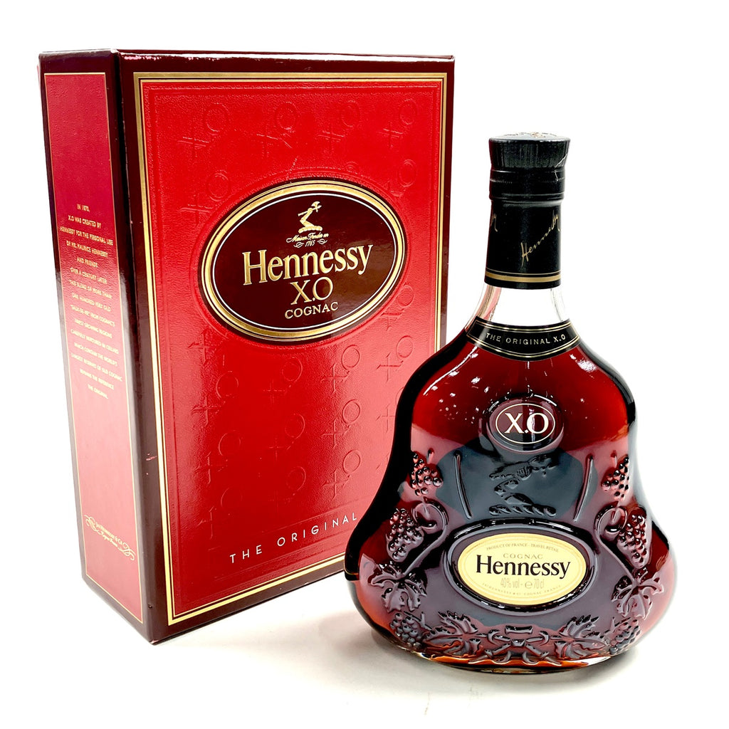 ヘネシー Hennessy XO 黒キャップ クリアボトル 700ml ブランデー コニャック 【古酒】