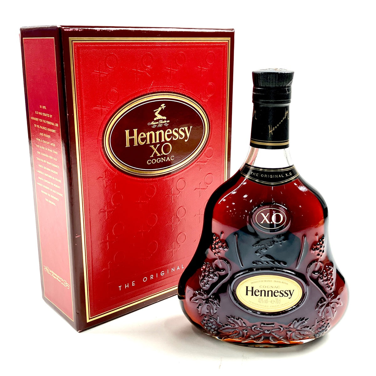 バイセル公式】ヘネシー Hennessy XO 黒キャップ クリアボトル 700ml ブランデー コニャック 【古酒】 - バイセルブランシェ