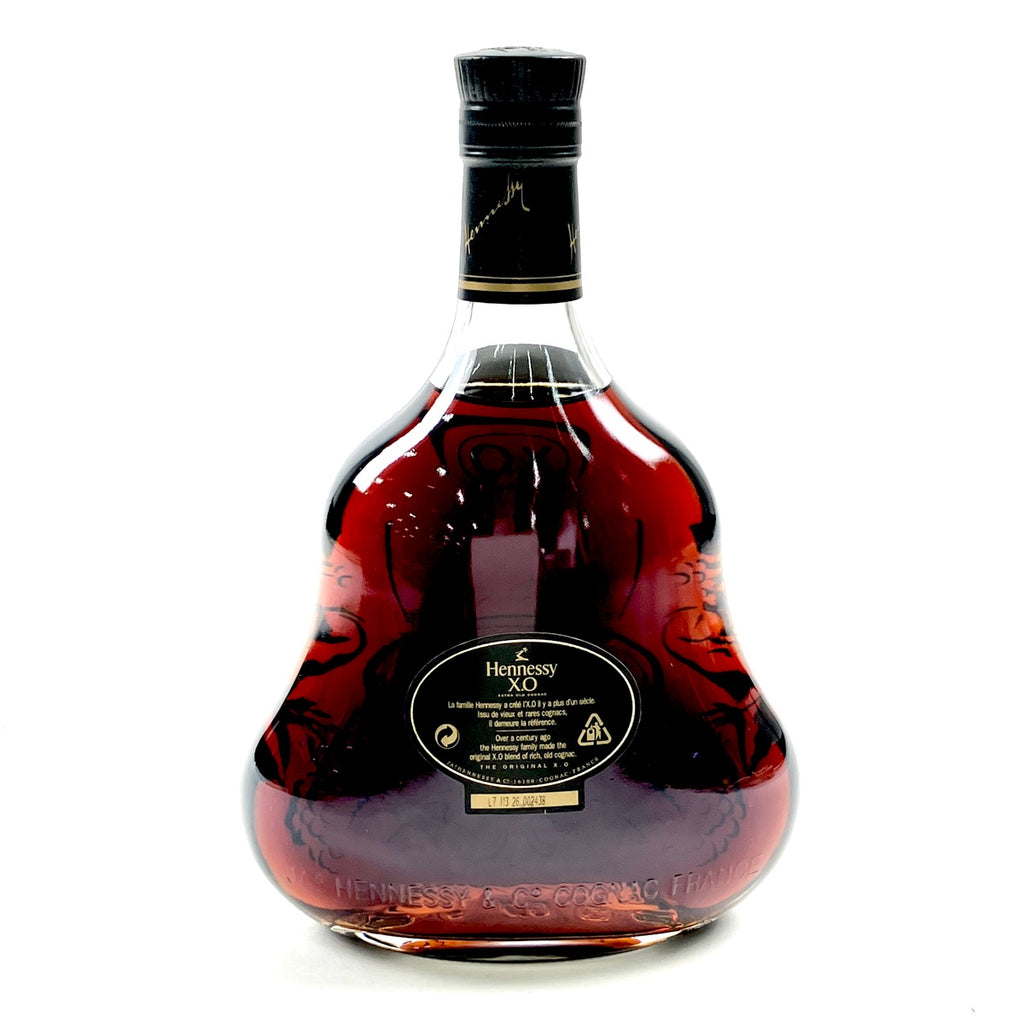 ヘネシー Hennessy XO 黒キャップ クリアボトル 700ml ブランデー コニャック 【古酒】