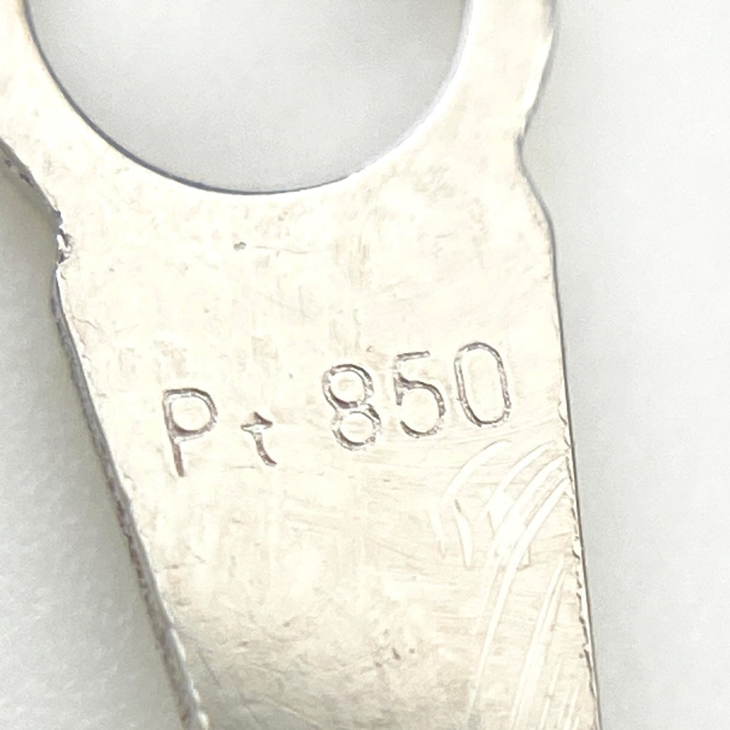 エメラルド デザインネックレス プラチナ メレダイヤ ペンダント ネックレス Pt900 Pt850 エメラルド レディース 【中古】nbjwl