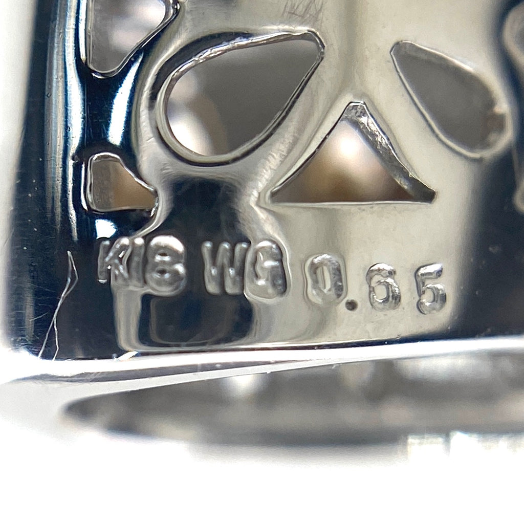 メレダイヤ デザインペンダントトップ WG ホワイトゴールド ペンダントトップ K18 WG ダイヤモンド レディース 【中古】nbjwl