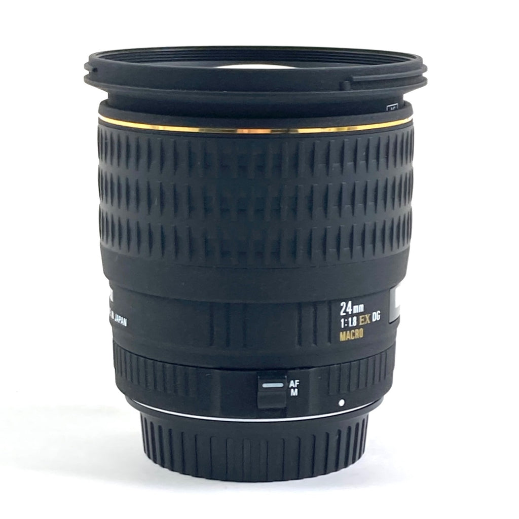 シグマ SIGMA 24mm F1.8 EX DG ASPHERICAL MACRO (キヤノンEF用) 一眼カメラ用レンズ（オートフォーカス） 【中古】